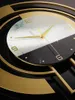 Wanduhren Gold Luxus Uhr Modernes Design Metall Kunst Stille Hängende Uhr Wohnzimmer Runde Wohnkultur Reloj De Pare