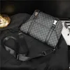 Luxe Designer Handtassen Voor Mannen Messenger Bags Schouder Crossbody Bag Lederen Portemonnee Business Mannelijke Sling Tas Bols