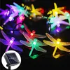 Strings LED Solar Light Outdoor slinger 20/30/50 Honey Bee Christmas String Lights Fairy Year Decorations 2022 Nelled