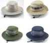 Cappelli Boonie a tesa larga estivi all'aperto con berretto da sole mimetico militare in rete per uomini o donne caccia pesca all'aperto taglia unica