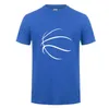 أزياء مخصصة tirt كرة السلة طباعة القمصان غير الرسمية شخصية فضفاضة شخصية بالإضافة إلى الحجم جولة الرقبة T قميص الرجال camisetas 220507