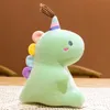 Pluxh fofo pequeno dinossauro brinquedo boneca travesseiro de travesseiro de dormir do dia infantil de aniversário para meninas tamanho 30cm