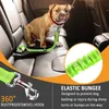 عاكس مرونة الكلب المقاود سلسلة نقل حبل الحيوانات الأليفة حزام مقعد السيارة LK0026