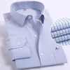 Reserva aramy chemise pour homme coupe classique à manches longues sans repassage chemise pour homme d'affaires à rayures/à carreaux 220516