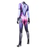 Halloween Widowmaker Cosplay Traje Mulheres Femininas Meninas Terno Zentai Super-herói Bodysuit Adultos / Crianças