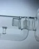 Cachimbo de água de vidro transparente bong 3 percs bong 18 mm junta 16 polegadas 360 grade limpa alta quantidade