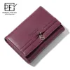 Simple Fashion Small Fresh Student Three Fold Niche Wallet Japanese and Korean Women's Wallet Multi Card Short Wallet Women 220625