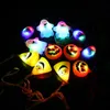 Halloween LED Light-Up Jewelry Party Favor Light-Up Scary Colgante Collares Atmósfera Atrezzo Caucho suave