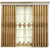 Cortinas europeas de sombra de chenille jacquard para el comedor de comedor de comedor cortina de la ventana de la ventana de lujo bordado 220511