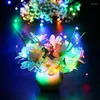 Strings LED LED String Silver Drut Garland Home Christmas Wedding Party Dekoracja