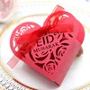 50 шт. EID Mubarak Candy Box Ramadan Decornation Hollow Love Сердце Шоколад Подарочные коробки Исламский Мусульманский Аль-Фитр Eid Party Поставки CX220423