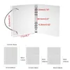 Koepboeken A5 6 Ring Clear Hard Binder Pocards Notebook Persoonlijk Dagboek PO Tekening Kuitbeen OrganizerDocumenten Opslagbestand