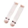 الأطفال الصغار Baby Boys Girls Socks Baby Cartoon Cartoon Knee High Sock Lace Stockings Newborn Non Slip Ctue ctue tube tube j220621