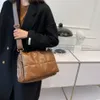 Bolso espacial acolchado para mujer, bolsos de hombro acolchados de cuero de gran calidad para mujer, bolso cruzado de marca de lujo para mujer