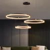 Lampy żyrandolowe Lampy proste nowoczesne oświetlenie LED Kreatywne nordyckie luksusowe restauracyjne sypialnia projektant lampy High-end żyrandol