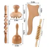 Top Handheld Wood Massager Wooden Massage Tools Set Wood Therapy