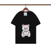 패션 티셔츠 남자 럭셔리 디자이너 면화 여성 세련된 남성 폴로 티셔츠 망 옷 여름 짧은 티트 인쇄 고품질 곰 도매