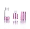 Gold Airless Bottle 15/30 ml Portable påfyllningsbar pump Lotion Bottle Cosmetic Container Pink Sn