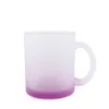 Caneca 11oz Sublimation Caneca em branco é personalizada para café, cerveja, água, escovando os dentes, etc. Vidro fosco