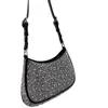 Дизайнеры блестящая сумка для плеча дизайнерская женщина модная сумочка сумочка монета 24 см