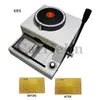 PVC Card Embosser Emboss Number Machine 68 Letters Characters Manual Stainless Steel Metal DIY Coding Machines