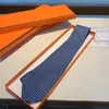 Mens Ties Fashion Designer Silk Tie Luxury Animal Alphabet Print Design Men Gifts High Quality Versatile Business Ties