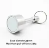 Gadżety zewnętrzne Kolor srebrny Super mocny magnes metalowy Sprawdź kluczyki do samochodu Brelok Dzielony pierścień Kieszonkowy Brelok Uchwyt wiszący Przenośne narzędzia zewnętrzne