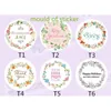 100pcs Personalized custom Candy Stickers Wedding engagement anniversary Party Favors Labels supplies Boda gift 220613
