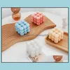 Candles Home Decor Garden Newbubble Candle Cube Soy Wax Cute Scented Aromatherapy Small Relaxing Birthday Gift Dec Dhspy