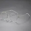 نظارة شمسية للنساء مصممة النظارات الرجعية الجولة النظارات
