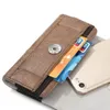 Hip horisontellt hölster universellt läderfodral för iPhone 15 14 13 12 11 XR XS Max X 8 7 6 5 för Galaxy Note 10 S22 S21 S23 A04E A54 A34 Stone Grain Black Clip Belt Poch Pouch