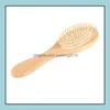 Party Favor Event Supplies Festive Home Garden Natural Bamboo Brush Healthy Care Mas Hair C DHD3S