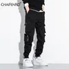 Chaifenko Hip Hop Cargo Pants Men Fashion Harajuku harem calça de rua casual casual joggers multipocket pés homens pant m8xl 201109