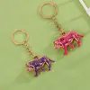 Keychains 1pc Fashion Key Ring Bag Hanger Tiger Keychain Decoratieve accessoire auto enek22