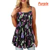 Camiseta de mujer Richkeda Store de gran tamaño de talla grande S-6XL camisa de mujer de verano sin mangas con estampado Floral Casual suelta para mujer