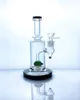 Transparent smooth glass hookah DAB rig water pipe one ball perc 14mm joint gb362