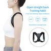 Supporto posteriore postura correttore corsetto corsetto clavicola correzione cinghia regolabile agevolazione del dolore tirocnetto3287519