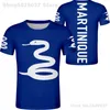 MARTINIQUE t shirt diy free custom made name number mtq t-shirt nation flag mq french country college print po s clothing 220609