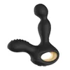 Nxy Giocattoli anali Riscaldamento Telecomando senza fili Massaggio alla prostata Vibratore Giocattoli del sesso per uomini 3 velocità Rotante Vibrante Butt Plug Silicone anale 220506