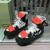 Designer Luxe Off Casual Shoes 17AW C/O Suede Black Gum Court 3.0 HI Top Sneakers met originele doos Beste kwaliteit