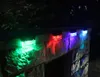 16 個ソーラー LED デッキライト屋外防水ウォームホワイトステップフェンス手すり庭の庭の装飾壁ランプ階段ライト