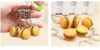 Wholesale New 50pcs Personalized resin simulation food mini hamburger keychain chain accessories gift pendant