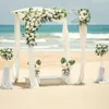 Декоративные цветы венки 5 %/Set Creative Artificial Flower Row Manragement Centerpure Ball Party Wedding Arch Decor 0711