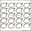 Other Home Decor Garden 20Pcs Durable Open Curtain Rod Rings Household Bathroom Accessories Drop Delivery 2021 F7G18