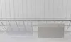 Schilderkasten-Preisschildabdeckung PVC-Kunststoff-Preisschild-Etiketten-Display-Halter durch Aufhängen der Schnalle am Mesh-Rack-Korbregal