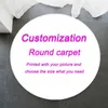 Tapete impresso de queda de tapete personalizado para a sala de estar da sala de capacho grande tapete de estimação Bathmat Soft Home Decoration 220607