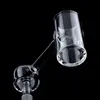 Full Weld Smoking Quartz Banger 25mmOD With 2pcs Spinning Holes Male Female Beveled Edge Seamless Welded Nails For Glass Water Bongs Dab Rigs Pipes