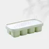 Plastic Ice Cube Moulds with Sealing Lids Home Bar Kitchen Tools Reusable Safe Ice Mold for Chilled Drinks Whiskey Cocktai