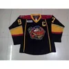 Nivip Custom Erie Otters Ice Hockey 97 Connor McDavid 9ライアンオレリーステッチ