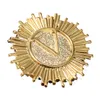 Designer feminino masculino marca de luxo broche de pérola jóias de cristal broche pingente de ouro pino de casamento festa de natal acessórios para presente